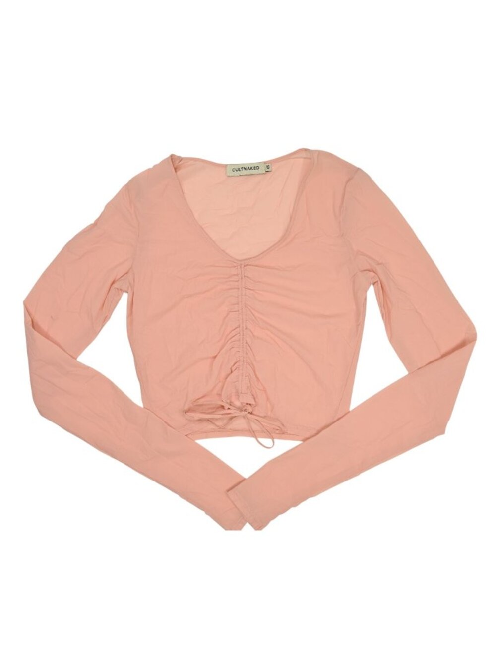 Cultnaked Ruched Crop Top in Pink